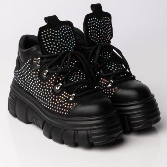 AZALEA WANG Shoes - AZALEA WANG STAY AWAKE BOOTIE IN BLACK